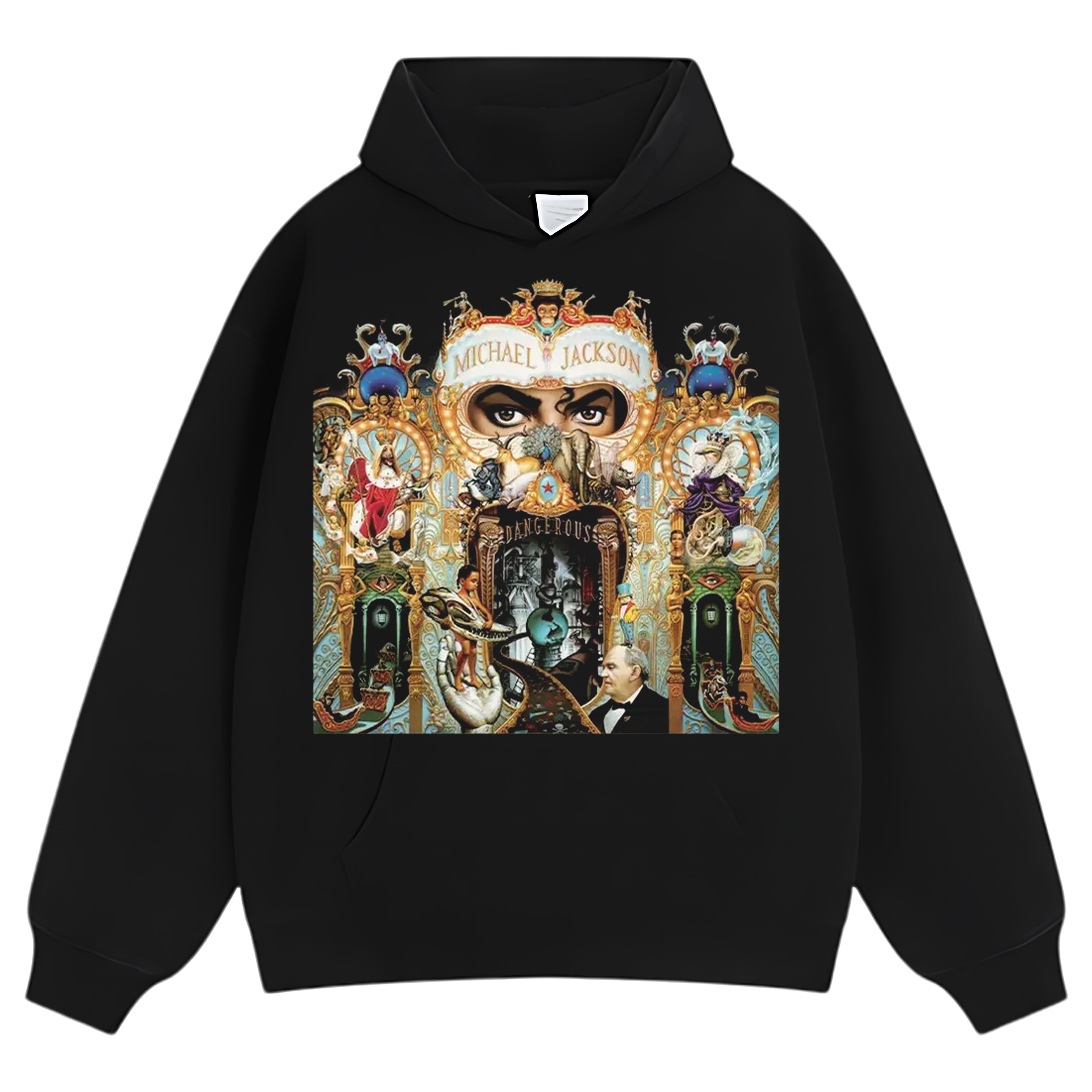 MICHAEL JACKSON DANGEROUS WORLD TOUR TANK TOP & TEE & LONG SLEEVE & LAYERED LS & HOODIE