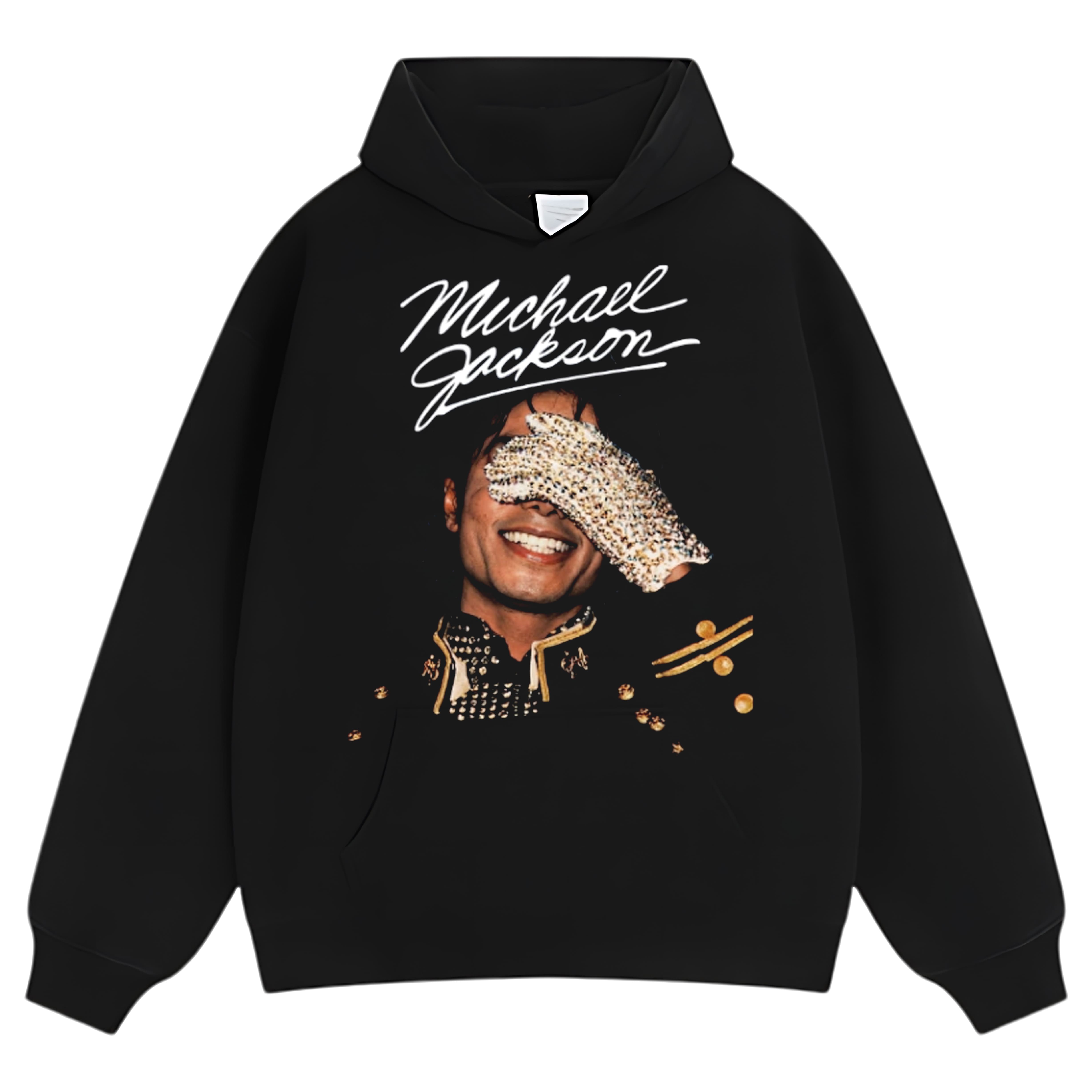 MICHAEL JACKSON GLOVE SIGNED TANK TOP & TEE & LONG SLEEVE & LAYERED LS & HOODIE