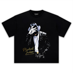 MICHAEL JACKSON KING OF POP Ⅰ TANK TOP & TEE & LONG SLEEVE & LAYERED LS & HOODIE