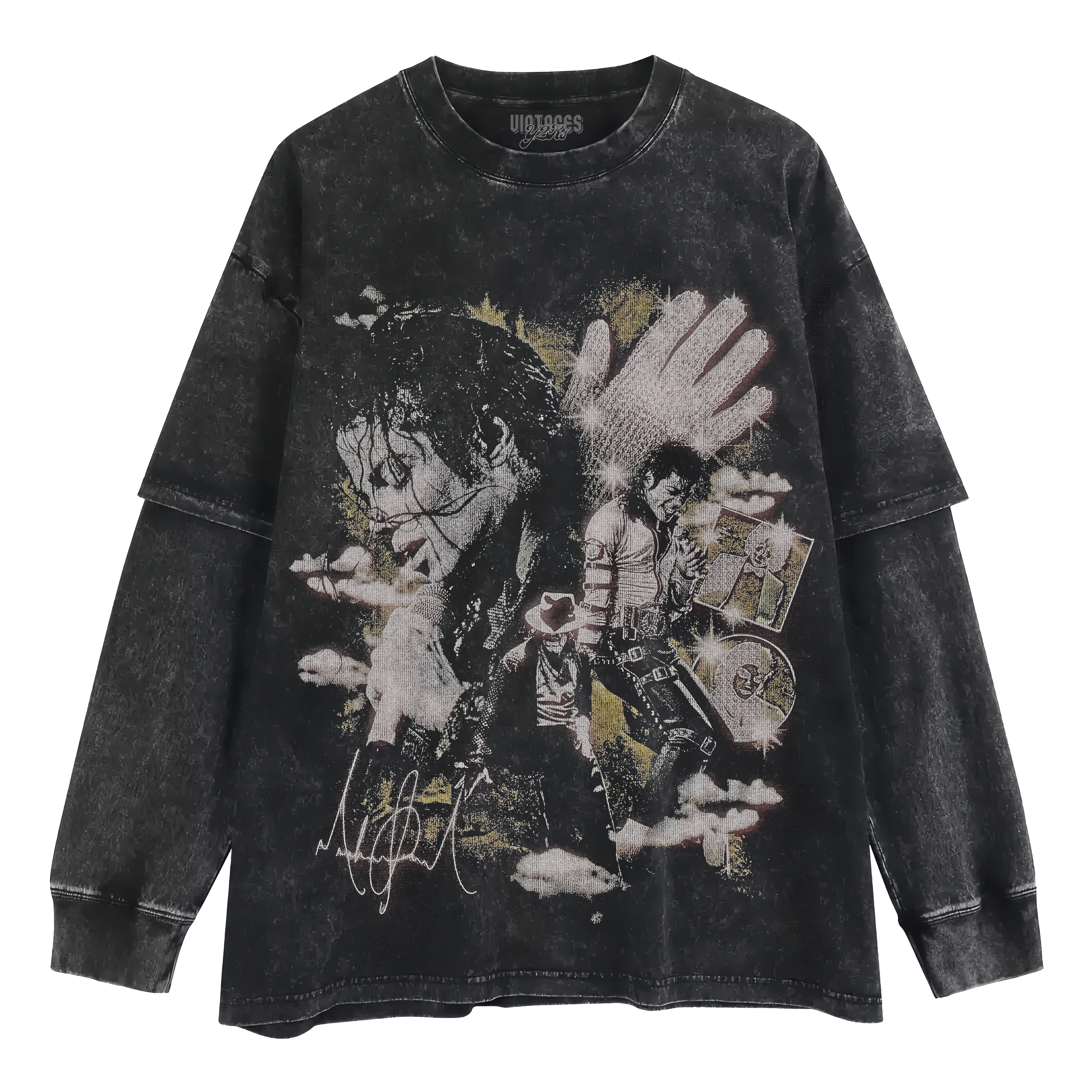 MICHAEL JACKSON KING OF POP Ⅰ V2 TANK TOP & TEE & LONG SLEEVE & LAYERED LS & HOODIE