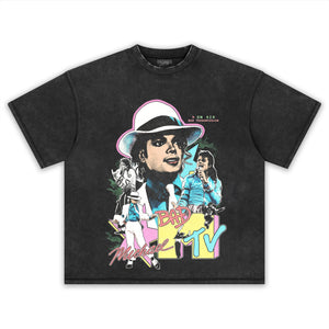 MICHAEL JACKSON KING OF POP V3 TANK TOP & TEE & LONG SLEEVE & LAYERED LS & HOODIE