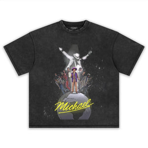 MICHAEL JACKSON KING OF POP Ⅰ V4 TANK TOP & TEE & LONG SLEEVE & LAYERED LS & HOODIE