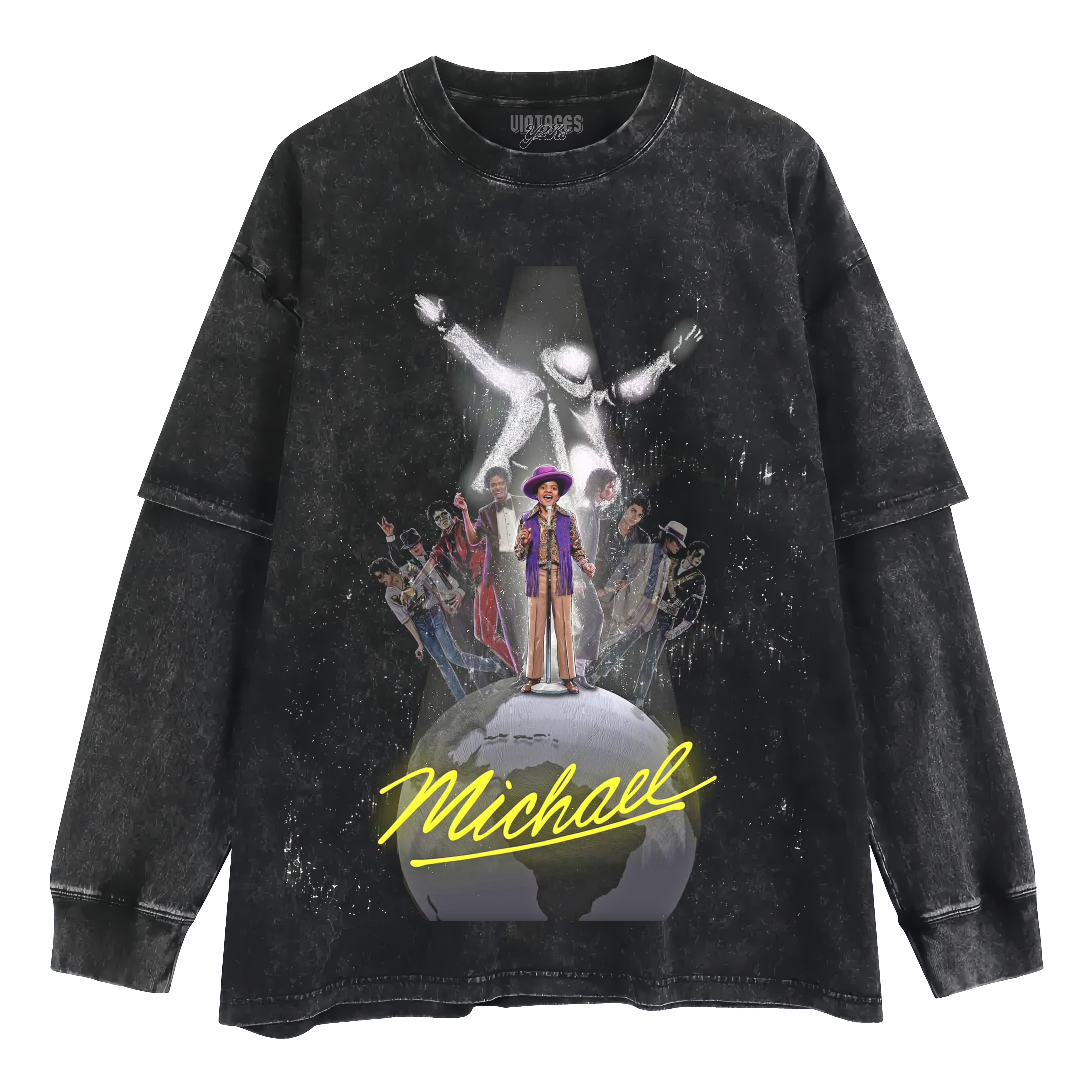 MICHAEL JACKSON KING OF POP Ⅰ V4 TANK TOP & TEE & LONG SLEEVE & LAYERED LS & HOODIE