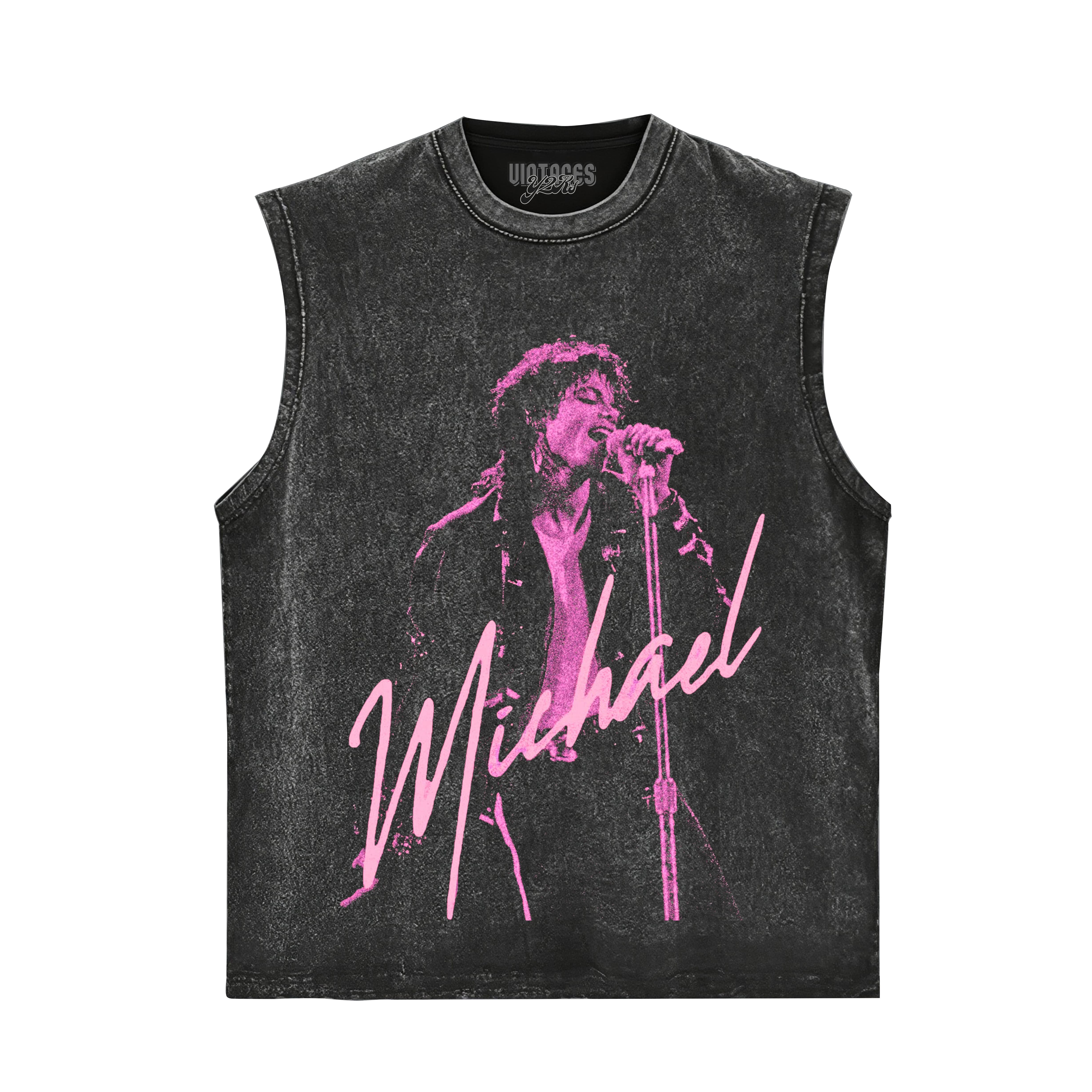 MICHAEL JACKSON KING OF POP V6 TANK TOP & TEE & LONG SLEEVE & LAYERED LS & HOODIE