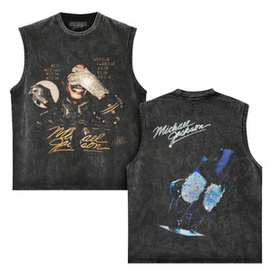 MICHAEL JACKSON KING OF POP VINTAGE V3 TANK TOP & TEE