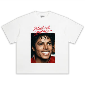 MICHAEL JACKSON SIGNED PHOTO TANK TOP & TEE & LONG SLEEVE & LAYERED LS & HOODIE