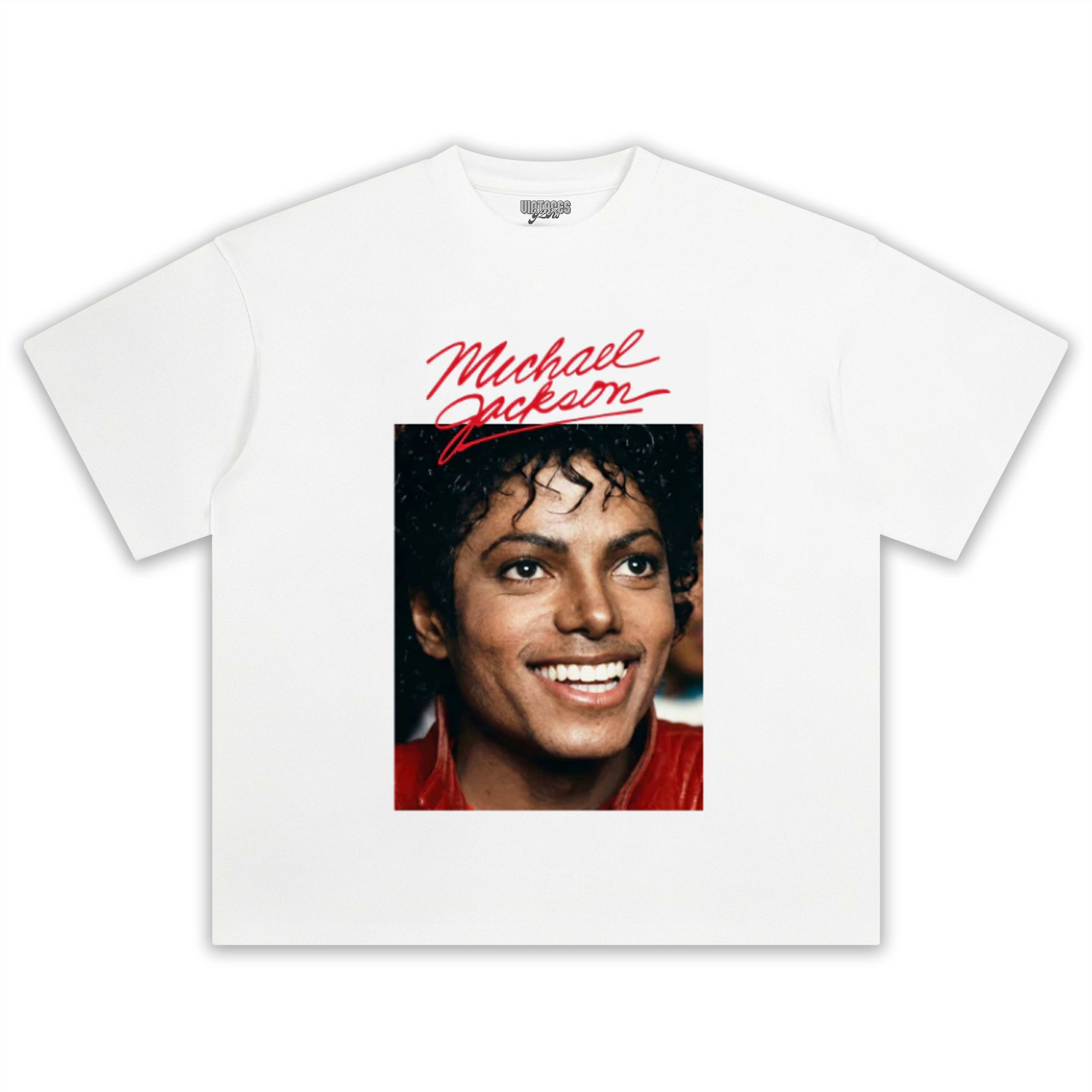 MICHAEL JACKSON SIGNED PHOTO TANK TOP & TEE & LONG SLEEVE & LAYERED LS & HOODIE