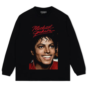 MICHAEL JACKSON SIGNED PHOTO TANK TOP & TEE & LONG SLEEVE & LAYERED LS & HOODIE