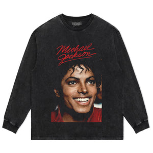MICHAEL JACKSON SIGNED PHOTO TANK TOP & TEE & LONG SLEEVE & LAYERED LS & HOODIE