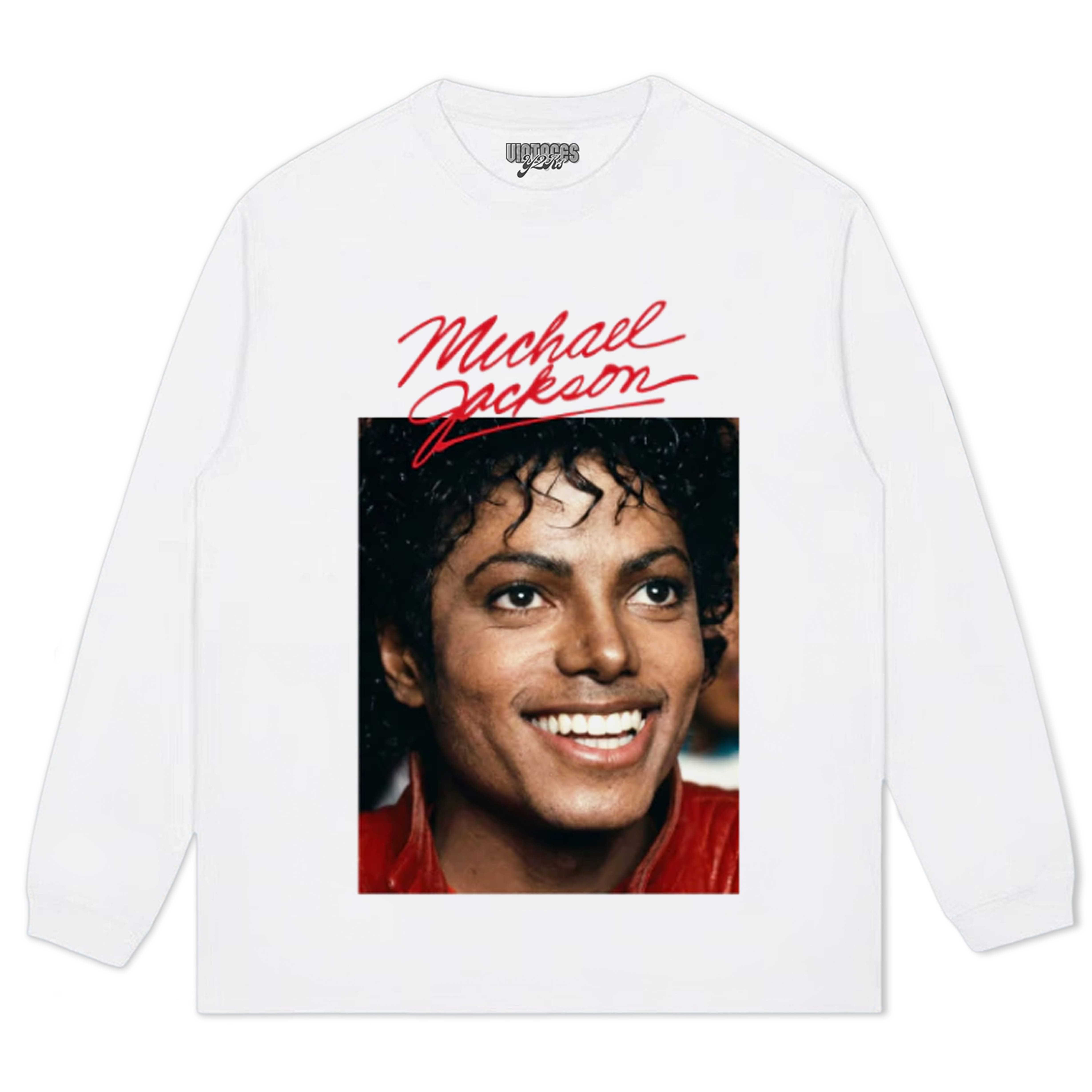 MICHAEL JACKSON SIGNED PHOTO TANK TOP & TEE & LONG SLEEVE & LAYERED LS & HOODIE
