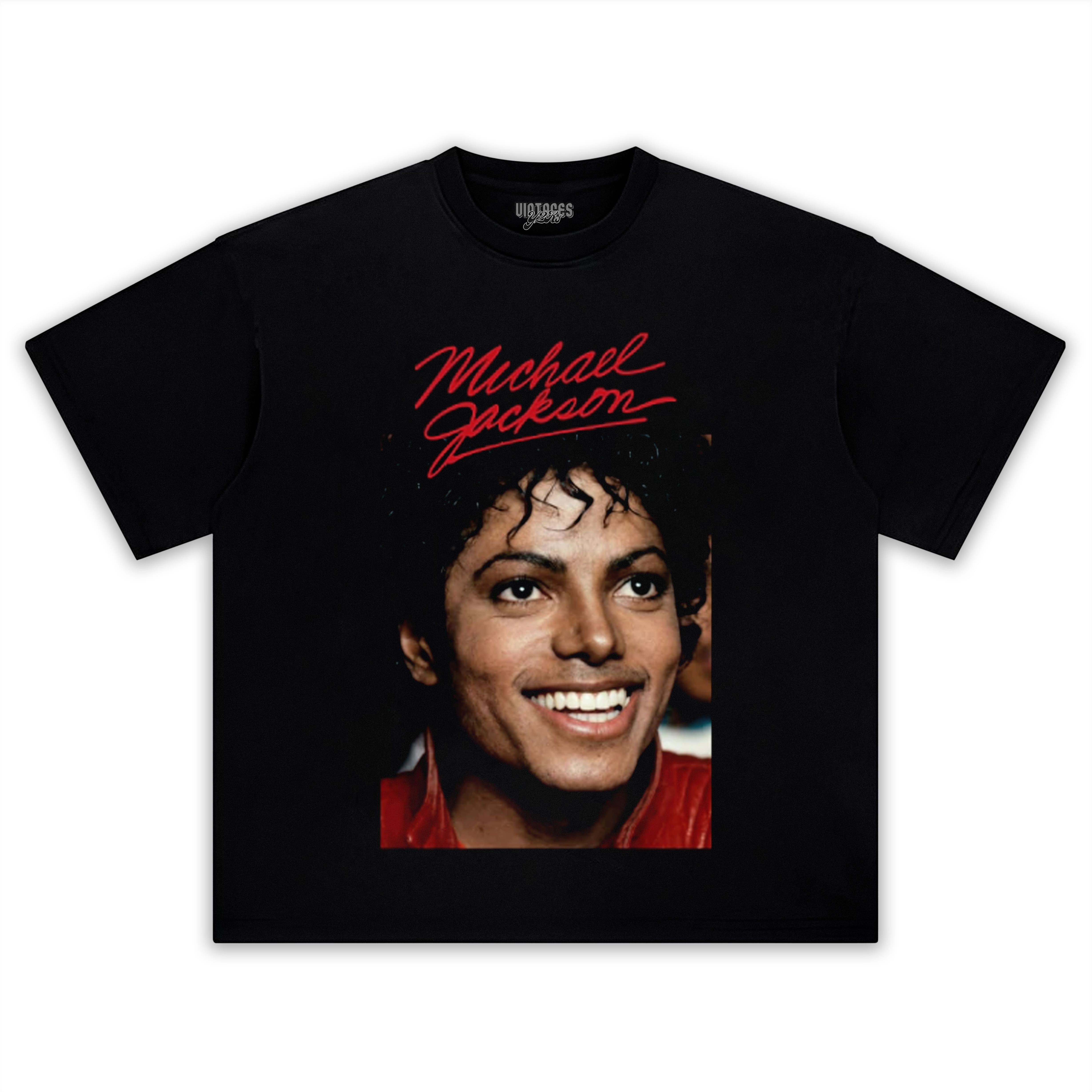 MICHAEL JACKSON SIGNED PHOTO TANK TOP & TEE & LONG SLEEVE & LAYERED LS & HOODIE