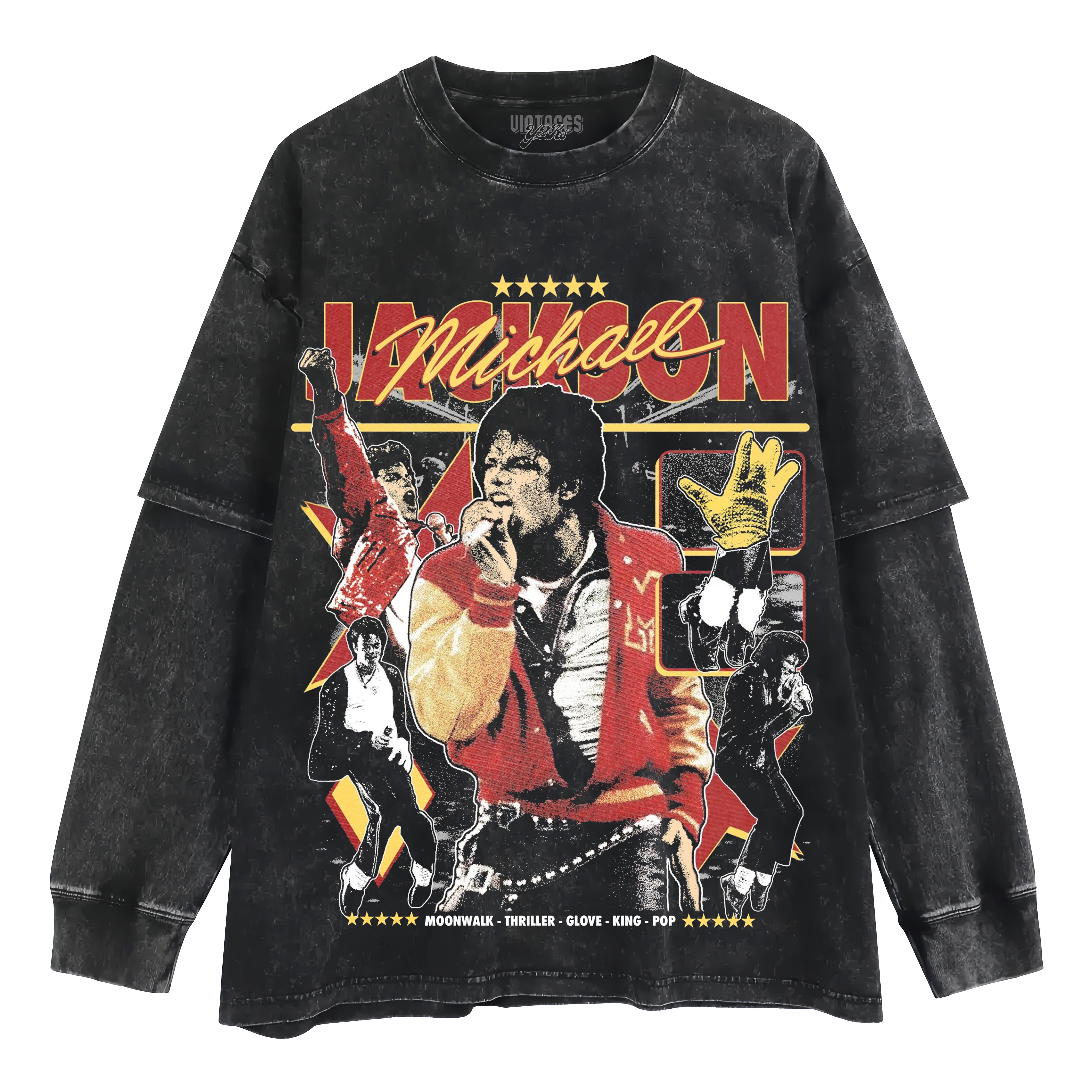 MICHAEL JACKSON Ⅱ TANK TOP & TEE & LONG SLEEVE & LAYERED LS & HOODIE
