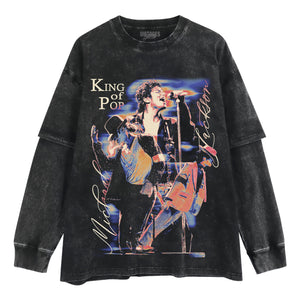 MICHAEL JACKSON VINTAGE VI 3 TANK TOP & TEE & LONG SLEEVE & LAYERED LS & HOODIE