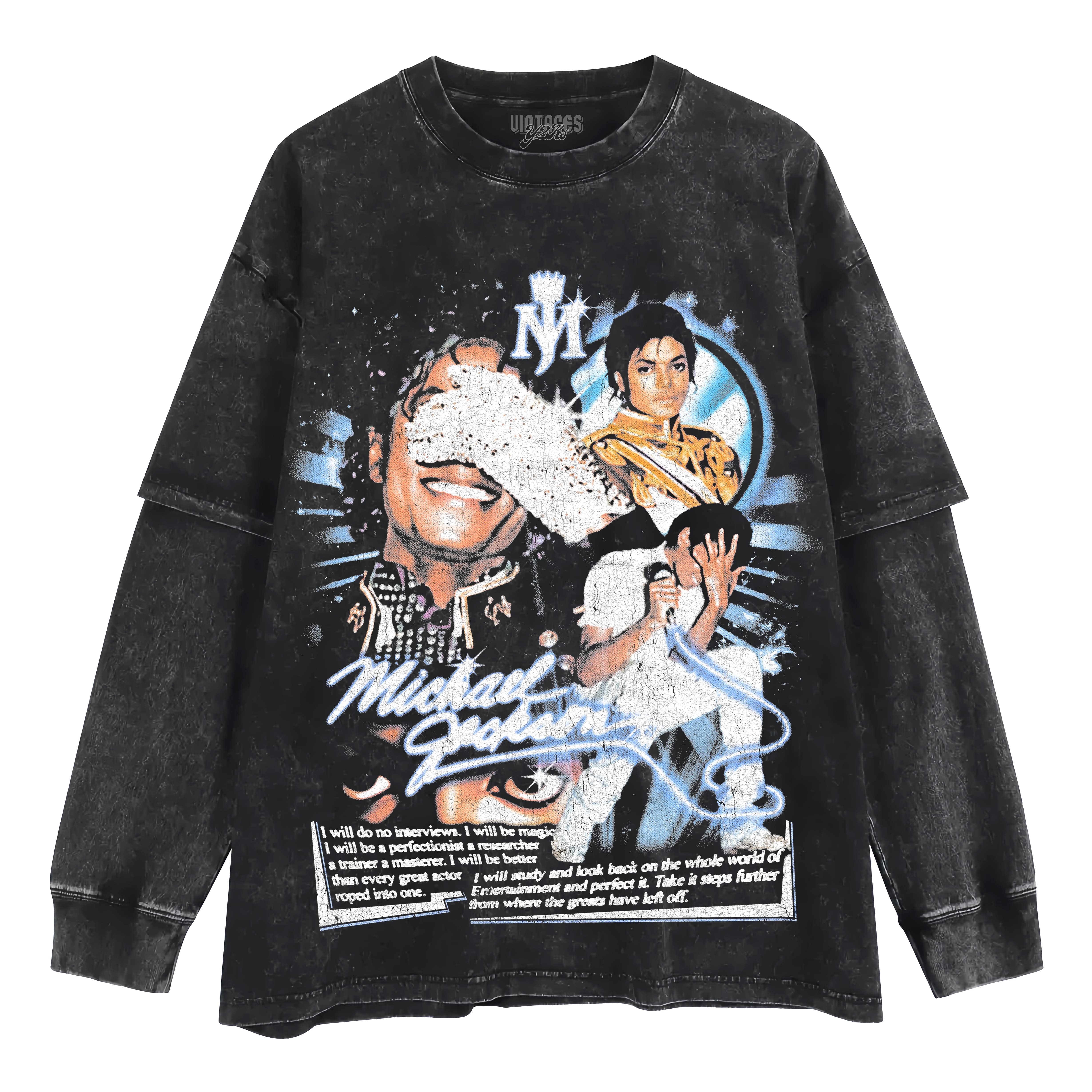 MICHAEL JACKSON VINTAGE VI TANK TOP & TEE & LONG SLEEVE & LAYERED LS & HOODIE