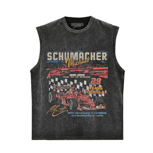 MICHAEL SCHUMACHER 28 YEARS FORMULA 1 TANK TOP & TEE & LONG SLEEVE & LAYERED LS & HOODIE