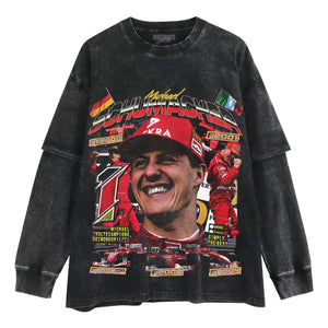 MICHAEL SCHUMACHER VINTAGE TANK TOP & TEE & LONG SLEEVE & LAYERED LS & HOODIE
