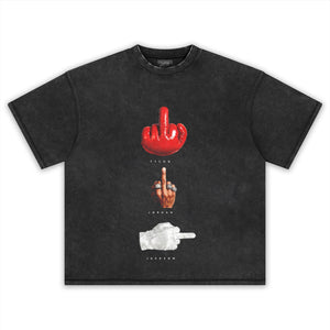 MICHAEL TYSON JORDAN JACKSON ICONIC FLIP HAND TANK TOP & TEE & LONG SLEEVE & LAYERED LS & HOODIE