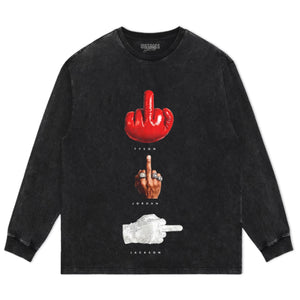 MICHAEL TYSON JORDAN JACKSON ICONIC FLIP HAND TANK TOP & TEE & LONG SLEEVE & LAYERED LS & HOODIE