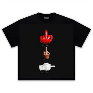 MICHAEL TYSON JORDAN JACKSON ICONIC FLIP HAND TANK TOP & TEE & LONG SLEEVE & LAYERED LS & HOODIE