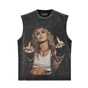 MILEY - MIDDLE FINGER V2 TANK TOP & TEE & LONG SLEEVE & LAYERED LS & HOODIE