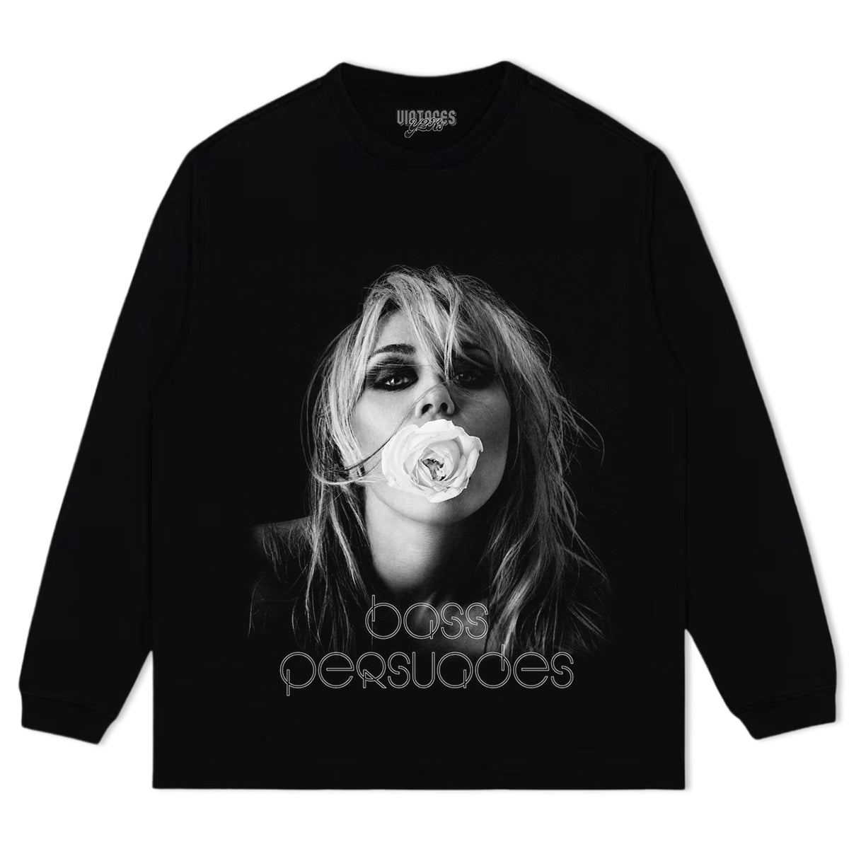 MILEY CYRUS & BASS PERSUADES TANK TOP & TEE & LONG SLEEVE & LAYERED LS & HOODIE