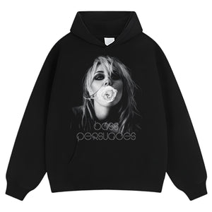 MILEY CYRUS & BASS PERSUADES TANK TOP & TEE & LONG SLEEVE & LAYERED LS & HOODIE