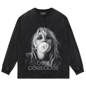 MILEY CYRUS & BASS PERSUADES TANK TOP & TEE & LONG SLEEVE & LAYERED LS & HOODIE