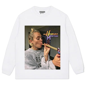 MILEY CYRUS HANNAH MONTANA FUNNY SMOKING TEE & LS & HOODIE