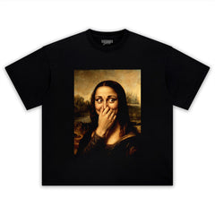 MONA LISA PARODY - MONA LISA IN TOILET TANK TOP & TEE & LONG SLEEVE & LAYERED LS & HOODIE
