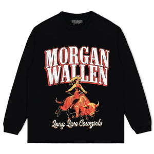 MORGAN WALLEN LIVE COWGIRLS MENS TANK TOP & TEE & LONG SLEEVE & LAYERED LS & HOODIE
