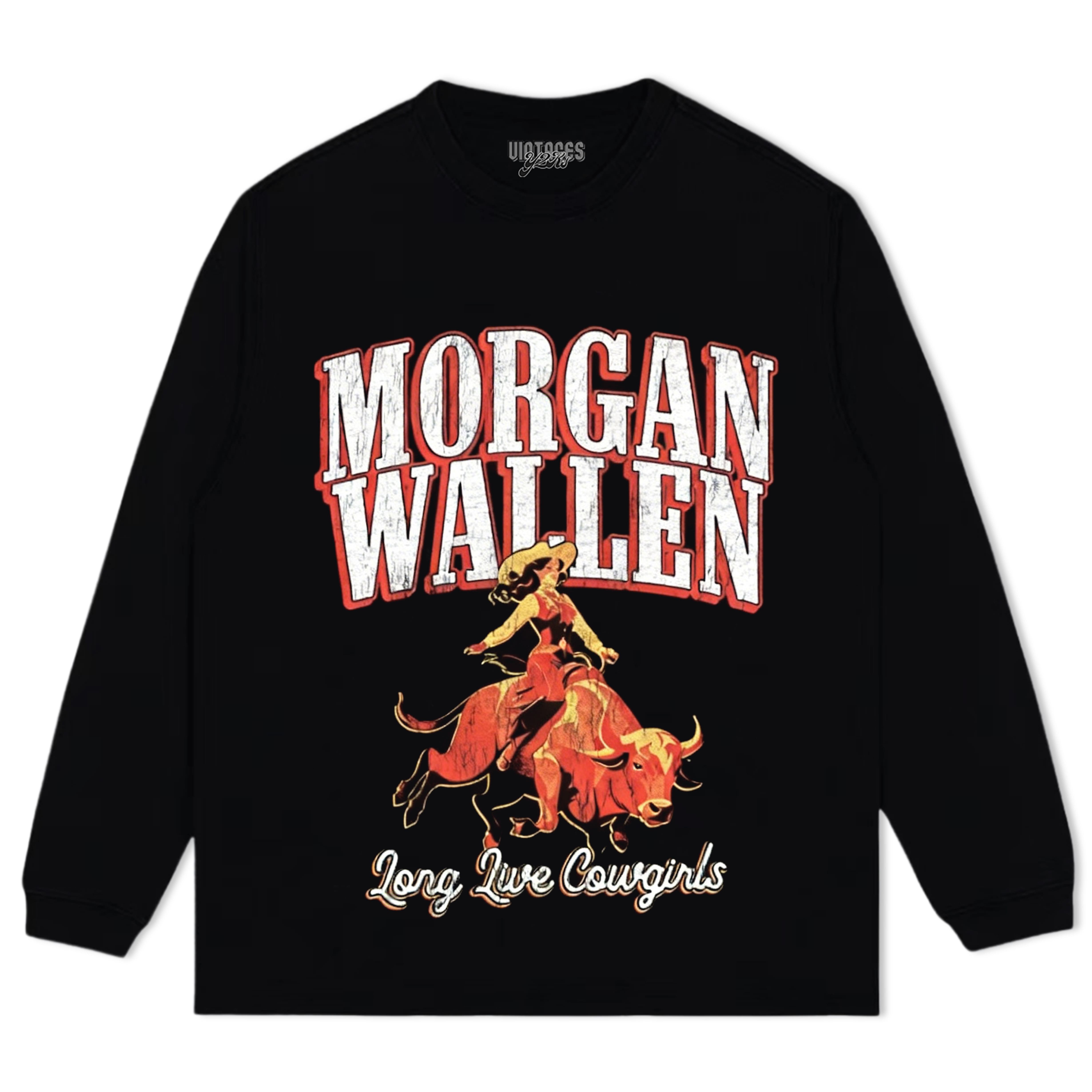 MORGAN WALLEN LIVE COWGIRLS MENS TANK TOP & TEE & LONG SLEEVE & LAYERED LS & HOODIE