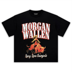 MORGAN WALLEN LIVE COWGIRLS MENS TANK TOP & TEE & LONG SLEEVE & LAYERED LS & HOODIE