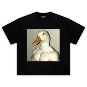 MUSCLE GOOSE MEME TEE & LS & HOODIE