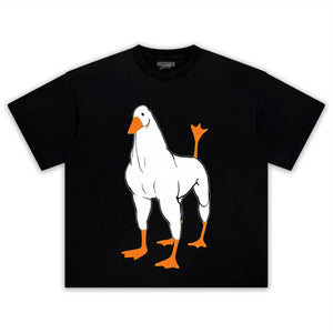 MUSCLE GOOSE TEE & LS & HOODIE