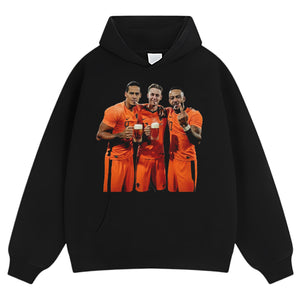 NETHERLANDS FOOTBALL STYLE V7 UNISEX TOP & TEE & LONG SLEEVE & LAYERED LS & HOODIE