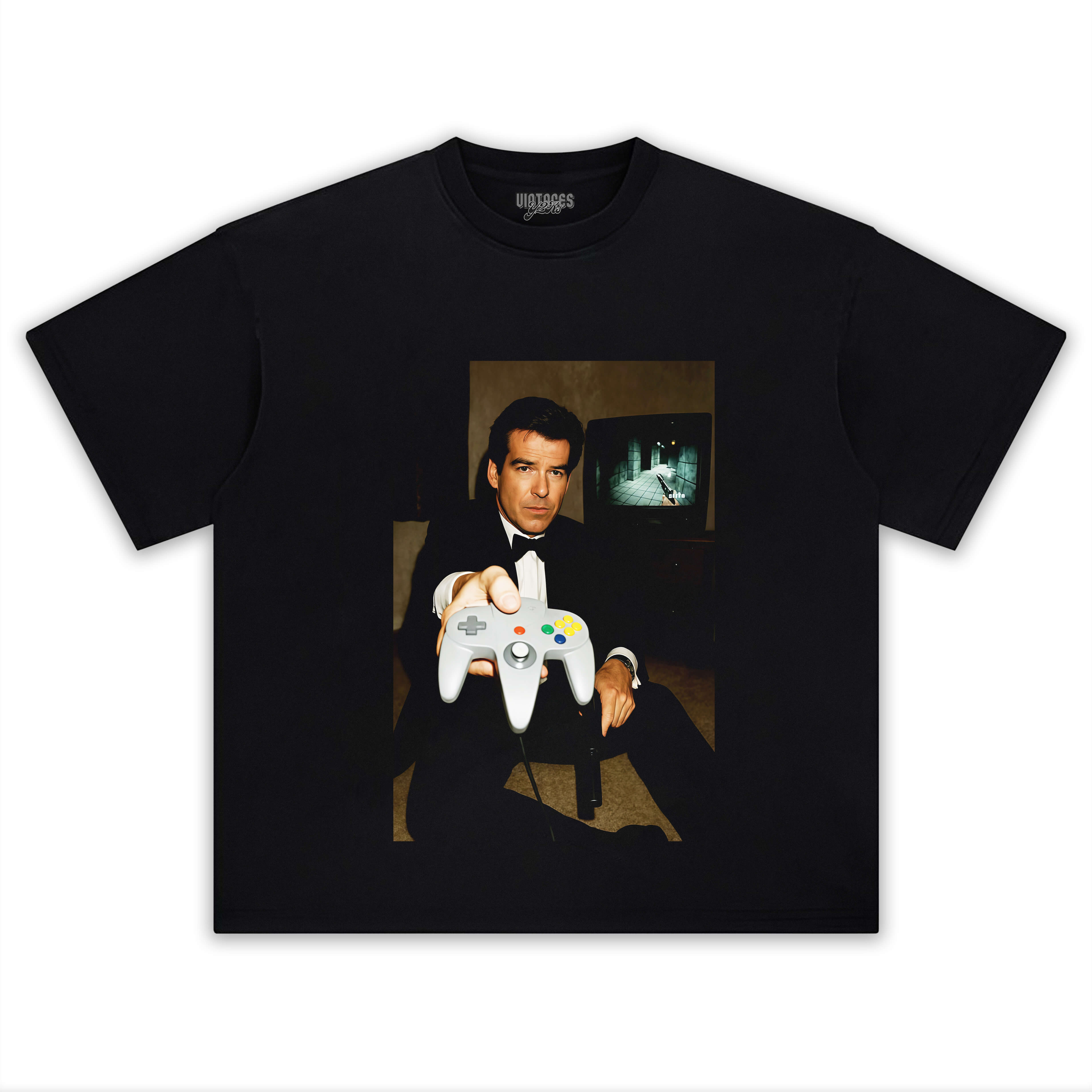 NINTENDO N64 JAMES BOND  'YOUR TURN' FUNNY T-SHIRT
