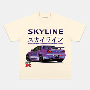 NISSAN SKYLINE GTR JDM RACING TEE - Y2K VINTAGES