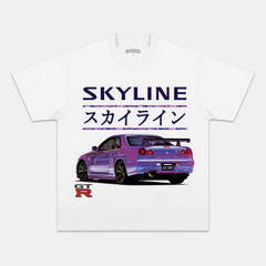 NISSAN SKYLINE GTR JDM RACING TEE - Y2K VINTAGES