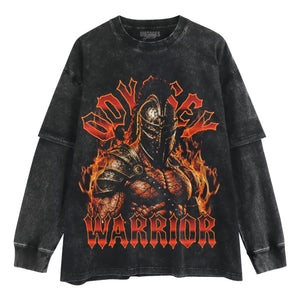 ODYSSEY WARRIOR GRAPHIC STREETWEAR TANK TOP & TEE & LONG SLEEVE & LAYERED LS & HOODIE