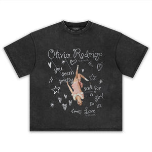 OLIVIA RODRIGO DOODLE TANK TOP & TEE & LONG SLEEVE & LAYERED LS & HOODIE