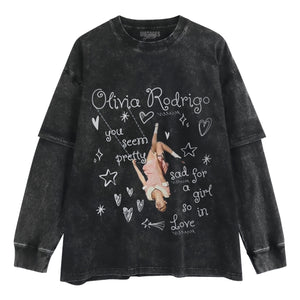 OLIVIA RODRIGO DOODLE TANK TOP & TEE & LONG SLEEVE & LAYERED LS & HOODIE