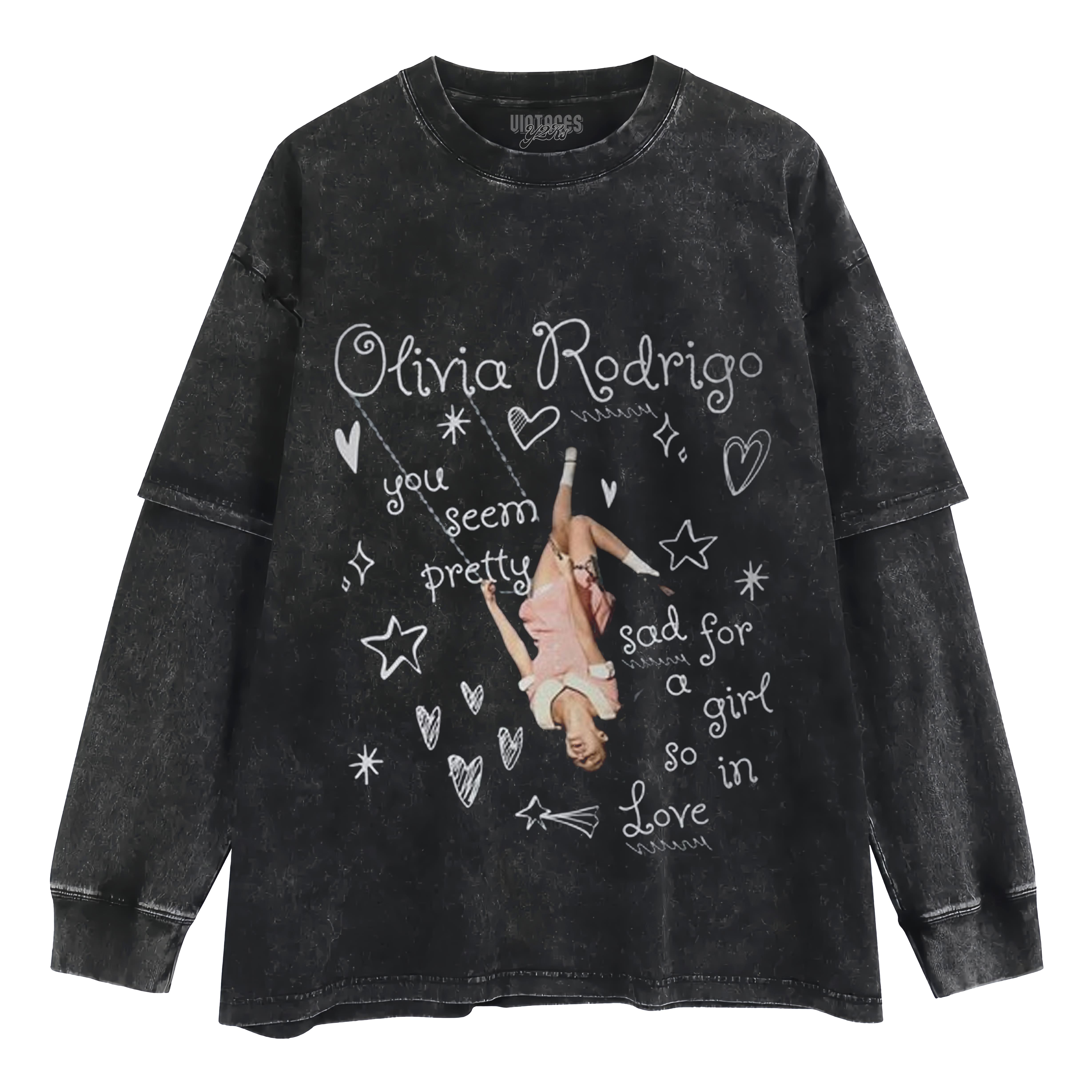 OLIVIA RODRIGO DOODLE TANK TOP & TEE & LONG SLEEVE & LAYERED LS & HOODIE