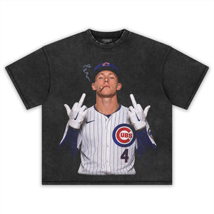 PETE CROW-ARMSTRONG - THE MIDDLE FINGER MEME V2 TANK TOP & TEE & LONG SLEEVE & LAYERED LS & HOODIE