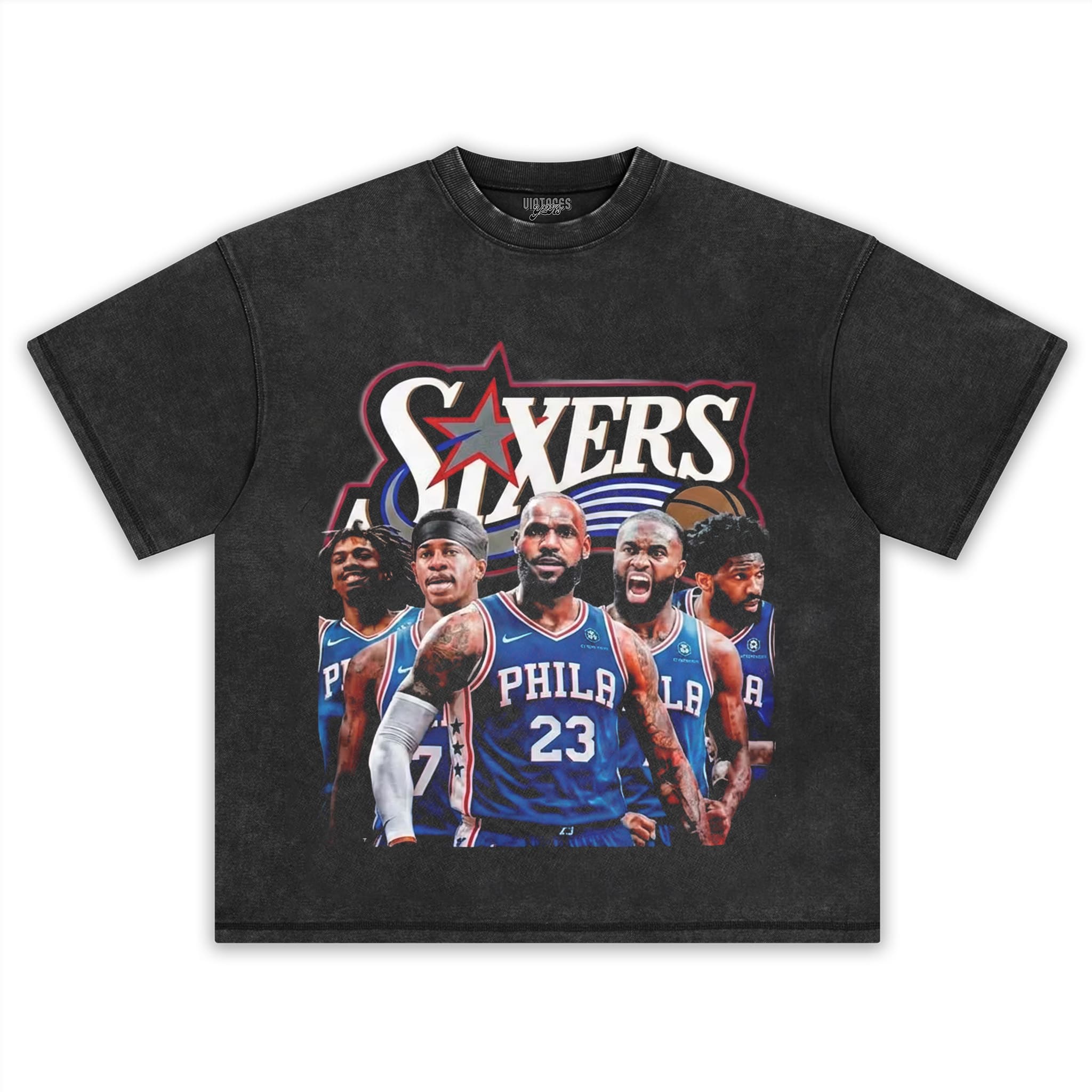 PHILADELPHIA 76ERS TEAM GRAPHIC TANK TOP & TEE & LONG SLEEVE & LAYERED LS & HOODIE