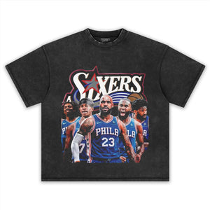 PHILADELPHIA 76ERS TEAM GRAPHIC TANK TOP & TEE & LONG SLEEVE & LAYERED LS & HOODIE