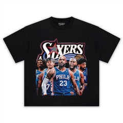 PHILADELPHIA 76ERS TEAM GRAPHIC TANK TOP & TEE & LONG SLEEVE & LAYERED LS & HOODIE