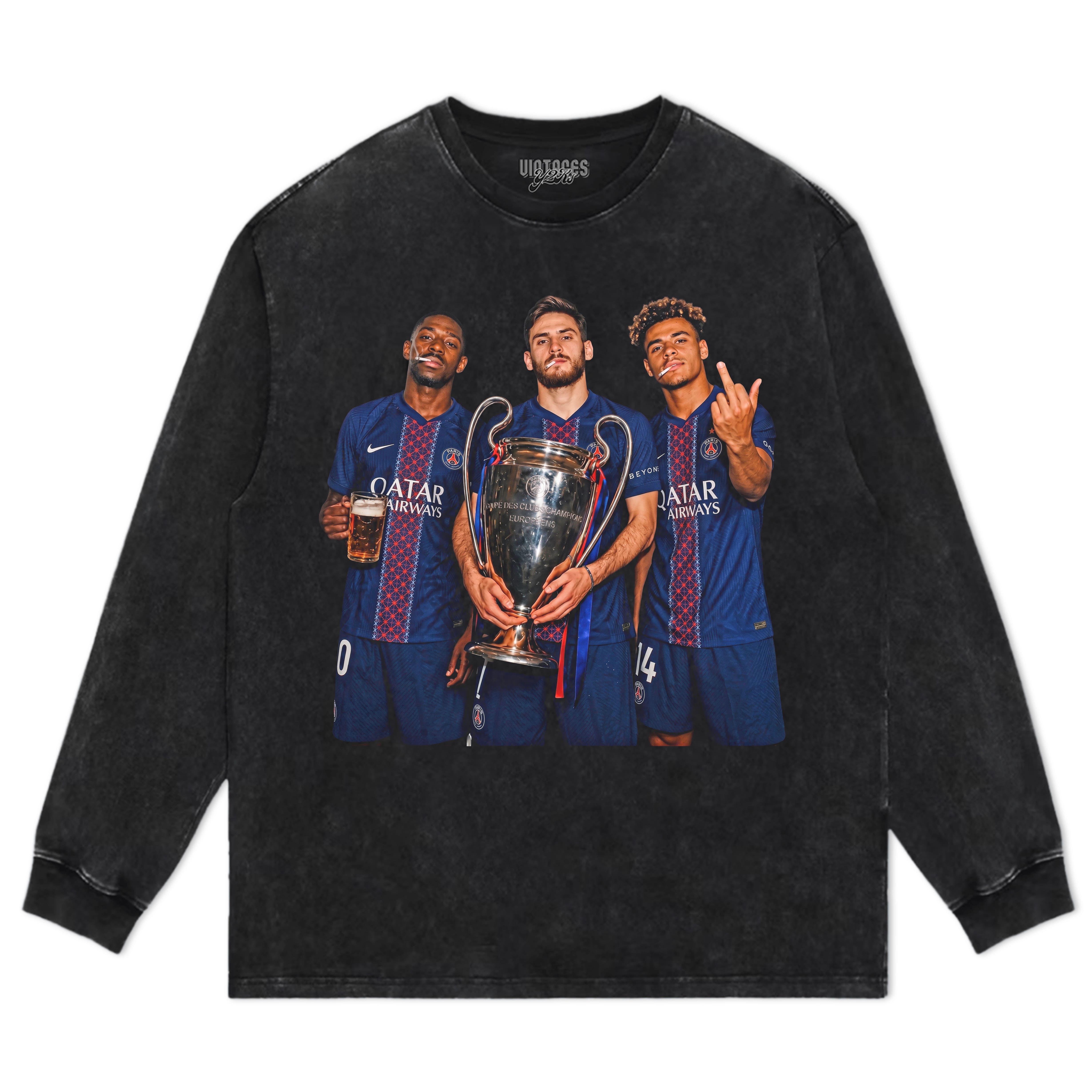 PSG CHAMPIONS TANK TOP & TEE & LONG SLEEVE & LAYERED LS & HOODIE