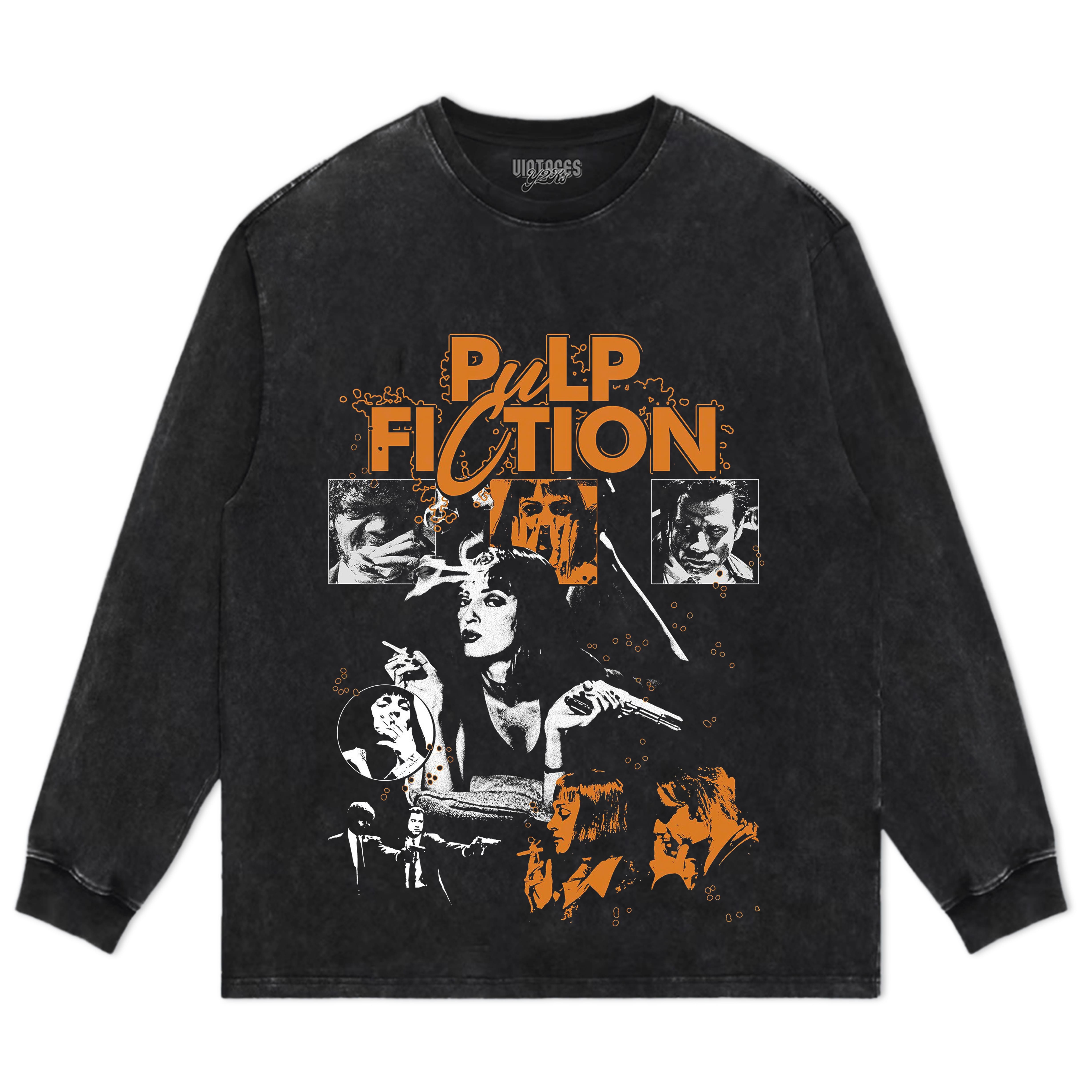 PULP FICTION VINTAGE V2 TANK TOP & TEE & LONG SLEEVE & LAYERED LS & HOODIE