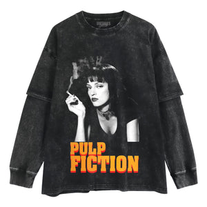 PULP FICTION VINTAGE V3 TANK TOP & TEE & LONG SLEEVE & LAYERED LS & HOODIE