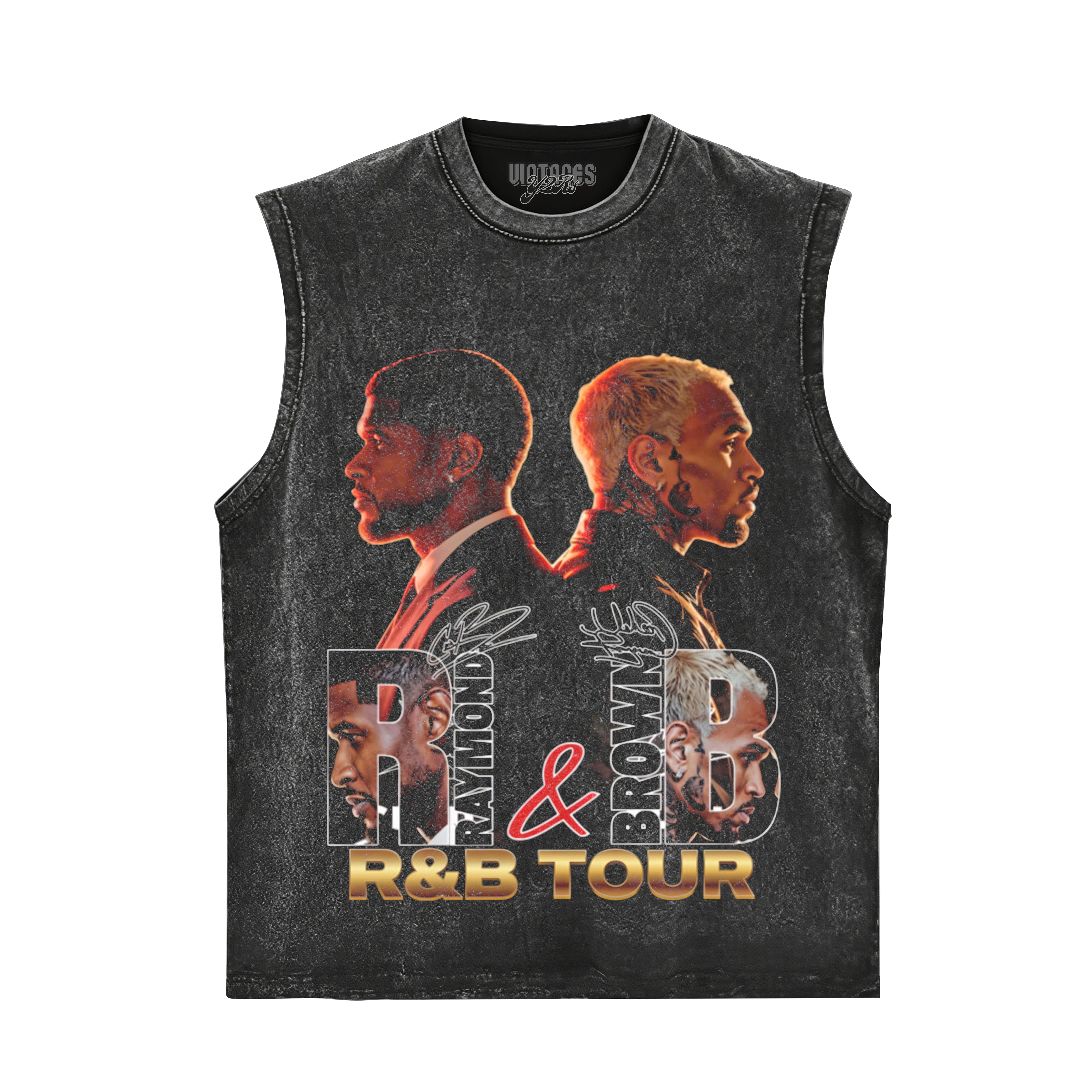 RAYMOND & CHRIS BROWN R&B TOUR 2026 TANK TOP & TEE & LONG SLEEVE & LAYERED LS & HOODIE